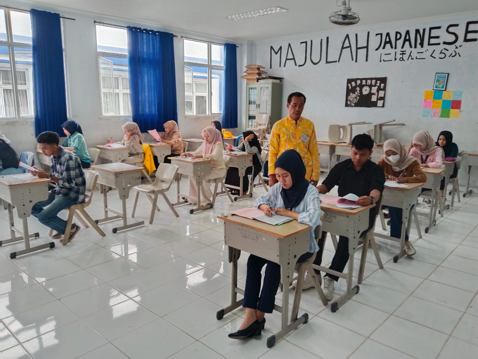 Berbagai Kalangan dan Profesi serentak Ujian Tatap Muka di Sumatera Selatan
